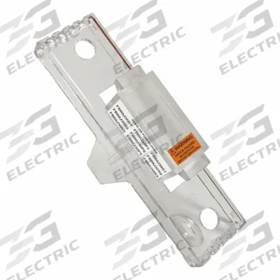 MERSEN Fuse Block Cover: For J Fuse Class or Type, 600 V AC, Non-Indicating - Non-Indicating Fuse Block Covers