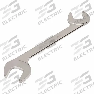 TEKTON Open End Wrench: Chromium Molybdenum Steel, Satin, 34 mm Head Size - Metric, Double End, Open End Wrenches