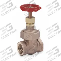 MILWAUKEE VALVE Gate Valve: 3/8 in, Bronze, Non-Rising, FNPT x FNPT, 400 psi Max. Pressure (CWP) (MPN 1176-3/8"). Key specifications — Wedge Material: Bronze; Brand: MILWAUKEE VALVE; Bonnet Material: Bronze.