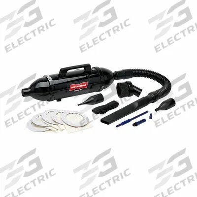 METROVAC Critical Area Vacuum: 65 cfm Air Flow, 3 lb Wt, 80 dB Sound Level - Corded Handheld Vacuums