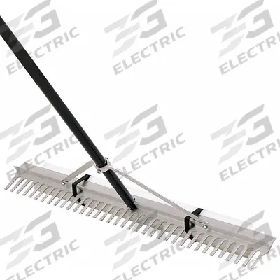 SEYMOUR MIDWEST Lake Rake: Aluminum Tines, 36 in Overall Wd of Tines, 2 1/2 in Lg of Tines - Lake Rakes