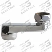 CHICAGO FAUCETS Supply Arm: Manual Faucets, Supply Arm, Single-Bend, Brass, Chrome, NPT (MPN HCJKABCP). Key specifications — Includes: Mounting Hardware; Product Type: Supply Arm; Body Material: Brass; Brand: CHICAGO FAUCETS; Inlet Connection Size: 1/2"-14.