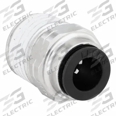 LEGRIS Push-Fit Adapter Fitting: 1/2 in OD x 1/2 in Pipe Size, Push-to-Connect x MNPT - Nylon & Nickel-Plated Brass Tube Fittings