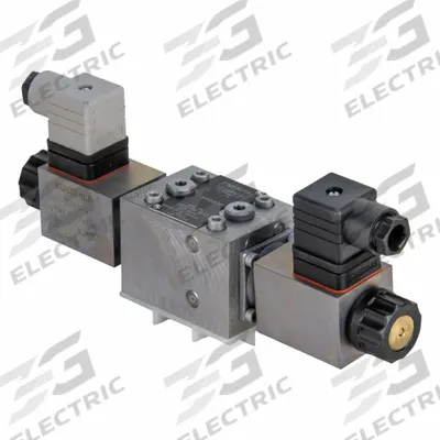 ENERPAC Solenoid Poppet Valve: 5 gpm Max Flow Rate, Three Positions, Oil, Four-Way Ways - Solenoid-Operated Directional Control Valves