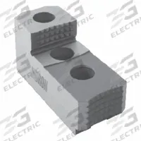 HURON Lathe Jaw: Pointed, Serrated, Steel, For 12 in Chuck, 1.95 in Ht (MPN KT12RJ). Key specifications — Brand: HURON; Mounting Bolt Size: M14.