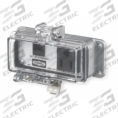 HUBBELL WIRING DEVICE-KELLEMS Access Port: 12/4, 3 1/8 in (W) x 4 1/4 in (H), Plastic Cover - Hubbell Access Ports