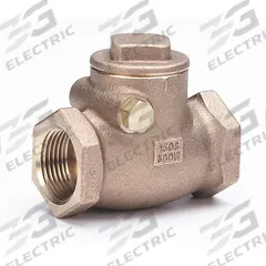 MILWAUKEE VALVE Swing Check Valve: Swing, Inline Valve Body, 3/4 in Pipe Size, FNPT x FNPT, Bronze (MPN 510T 3/4). Key specifications — Brand: MILWAUKEE VALVE.