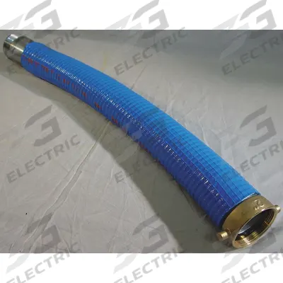 BOSTON Water Suction and Discharge Hose: 2 in Hose Inside Dia., 300 psi, Blue - Vinyl Nitrile Water Suction & Discharge Hose Assemblies with Vinyl Nitrile Cover & Wire Helix Reinforcement
