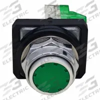 DAYTON Flush Push Button Operator: Non-Illuminated, Flush Profile, Metallic, 30 mm, 1NO (MPN GGS_116337). Key specifications — Brand: DAYTON; Action: Momentary; Push Button Material Type: Metallic.