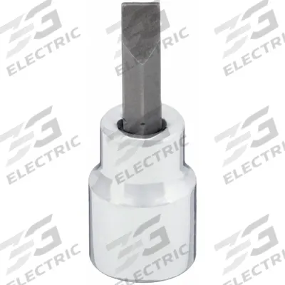 WESTWARD Socket Bit: 3/8 in Drive Size, Slotted Tip, 3/16 in Tip Size, 1 13/16 in Overall Lg - Slotted Bit Sockets