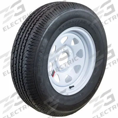 HI-RUN Trailer Tire Wheel Assembly: Street Tire and Wheel Assembly, 14X6 5-4.5 Tire Size - Street Tire & Wheel Assembly