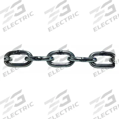 PEWAG Straight Chain: 9/32 in Chain Trade Size, 30 Chain Grade, 304 Stainless Steel - Corrosion-Resistant Grade-30 Load-Securing Chains