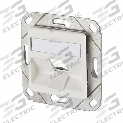 METZ CONNECT Wall Outlet: UPK, GD-Zn (Zinc Die-Cast), Individual Keystone Modules - Voice & Data Housings, Panels & Connector Components