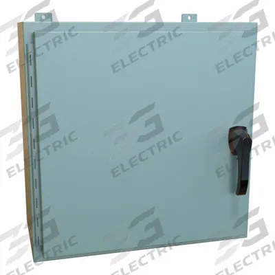 HAMMOND Enclosure: Steel, 24 in x 24 in x 12 in, NEMA 12/13/3R/4, Solid Cover - Steel Washdown Enclosures