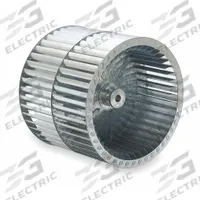Blower Wheel: Forward-Curved, 11 in Dia, 7 3/4 in W, CW Hub End, Steel Wheel, 2 Inlets, 1/2 in Bore (MPN 2UTU1). Key specifications — Manufacturer Part Number: 2UTU1; Brand: DAYTON; Product Type: Blower Wheel; Rotation: CW Hub End.