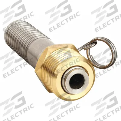 SANI-LAV Swivel Hose Adapter: Brass, Brass, 3 3/4 in Overall Lg, 3/4 in Inlet Connection Size - Faucet Sprayer Hose Adapters
