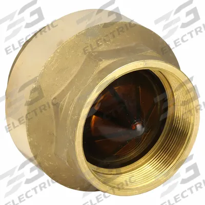 BONOMI VALVE: Swing, Inline Valve Body, 4 in Pipe Size, FNPT x FNPT, Brass - Lead-Free Brass Inline Disc Check Valves
