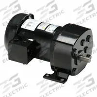 DAYTON AC Gearmotor: Parallel, Single Output Shaft, 3-Phase, TEFC, 21 RPM, 1,017 in-lb Max Torque (MPN 6Z405). Key specifications — Inverter Rated: No; Brand: DAYTON; Full Load Current: 1.50/.75 A.