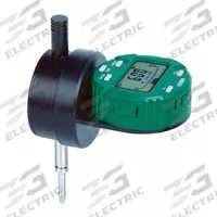 INSIZE Back Plunger Digital Indicator: 0 in to 0.5 in /0 mm to 12.7 mm, Inch/Metric, Back Plunger (MPN 2118-101E). Key specifications — attr1184065: INSIZE; attr1184072: +/- 0.00015 in; attr1184084: 2.09 in.