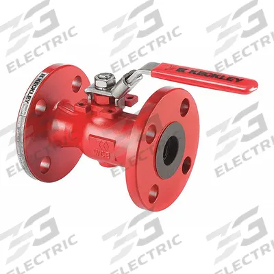 KECKLEY Manual Two-Way Ball Valve: 3/4 in, Carbon Steel, Straight, Class 300 Flange - Carbon Steel Ball Valves