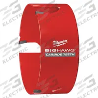 MILWAUKEE Hole Cutter: 6 1/4 in Saw Dia., 3 Teeth, 2 1/8 in Max. Cutting Dp, 5/8"-18 Thread Size (MPN 49-56-9275). Key specifications — attr1098040: 5/8"-18; attr1098049: MILWAUKEE.