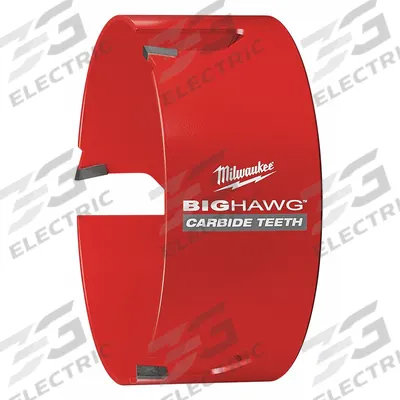 MILWAUKEE Hole Cutter: 6 1/4 in Saw Dia., 3 Teeth, 2 1/8 in Max. Cutting Dp - Wood-Cutting Hole Cutters without Arbor