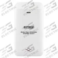 EXTECH Wireless Thermometer Transmitter: -40°F to 140°F /-40°C to 60°C, 98 ft Transmission, Battery (MPN RH200W-T). Key specifications — Transmission Range: 98 ft; Brand: EXTECH.