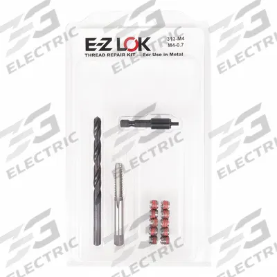 APPROVED VENDOR Self Locking Thread Insert: Thin Wall, M4-0.70 Int Thrd Sz - Self-Locking Insert & Installation Tool Kits