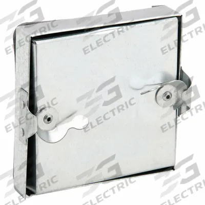 DUCTMATE Duct Access Door: 6 in x 6 in, 24 ga, Steel, Double Cam, Tab-In Hinge - Flat Access Doors
