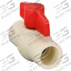 APPROVED VENDOR Manual Two-Way Ball Valve: 3/4 in, CPVC, Straight, Slip x Slip, Full Port Ball Port (MPN 48637). Key specifications — Brand: APPROVED VENDOR; Handle: Tee.