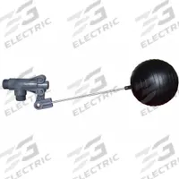 KERICK Float Valve Assembly: For Water Media, Angle Valve Body, Cylindrical, Horizontal Piping, PVC (MPN PS125SS-5). Key specifications — Mounting: Horizontal Piping; Standards: Standard 169; Arm Adjustability: Adjustable; Connection Gender - Side 1: Male; Connection Gender - Side 2: Male; Brand: KERICK; Connection Type - Side 1: NPT; Connection Type - Side 2: NPT.