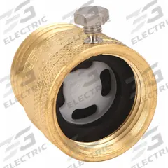 APPROVED VENDOR Vacuum Breaker: Female IPS x Male GHT, For Water Media, 34°F – 160°F, Brass, Female (MPN 108-904). Key specifications — Spring Material: 304 Stainless Steel; Check Mechanism Material: 304 Stainless Steel; Connection Gender - Side 1: Female; Connection Gender - Side 2: Male; Connection Type - Side 1: IPS; Connection Type - Side 2: GHT; Includes Atmospheric Vent: Atmospheric Vent Included; Includes Freeze Protection: No Freeze Protection.
