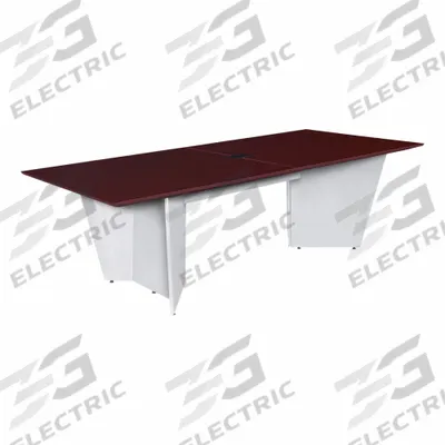 REGENCY Conference Table: Rectangle, Laminate/Melamine, Mahogany, 96 in Overall Lg - Rectangular Conference Tables