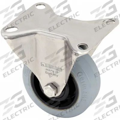 APPROVED VENDOR Plate Caster: Corrosion-Resistant/Debris-Resistant, Rigid, Rubber - Corrosion-Resistant Plate Casters