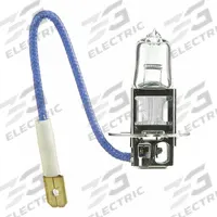 APPROVED VENDOR Halogen Bulb: Halogen, Spade Terminal (PK22s), T3-1/2, H3-100, 12V, 100 W Watt (MPN H3 100W). Key specifications — Bulb Shape: T3-1/2; Brand: APPROVED VENDOR; Trade Number: H3-100; Voltage: 12V.