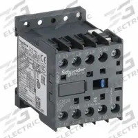 SCHNEIDER Miniature IEC Magnetic Contactor: Non-Reversing, 3 Poles, 3NO Contacts, 9 A, 24V AC Coil (MPN LC1K0910B7). Key specifications — attr945107: SCHNEIDER; attr972381: No.
