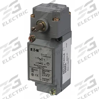 EATON Plug-In Limit Switch: 29 mm Mounting Hole Vertical Center to Center Distance, 90° - Roller Lever-Arm Limit Switches