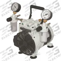 WELCH Piston Vacuum Pump: 0.25 hp, 1 Phase, 115V AC, 100 psi Max Continuous Pressure, 1.6 cfm (MPN 2546B-01). Key specifications — attr50761: 115V AC; attr50712: WELCH; attr51763: 1.