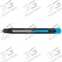 MARTOR Utility Knife: 144 1/2 mm Overall Lg, Plain, Black/Blue, Plastic, Ergonomic Handle (MPN 46102.08). Key specifications — attr307932: Plain; attr307935: Blue; attr307939: Plastic; attr307957: Ergonomic; attr324893: MARTOR.