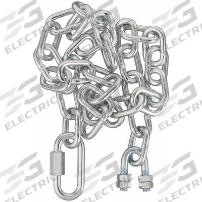 REESE Safety Chain: Quick Link Attachment, Std Duty, 30, 3/4 in Overall Wd, 3 ft Overall Lg - Safety Chains