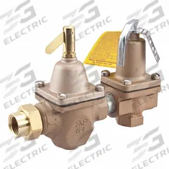 WATTS Combination Fill and Relief Valve: Iron, 15 psi Factory Set Pressure, FNPT x FNPT (MPN 1450F). Key specifications — Body Material: Iron; Brand: WATTS.