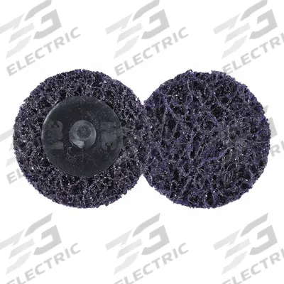 SCOTCH-BRITE Clean and Strip Disc: TR, 2 in Dia, Silicon Carbide, Extra Coarse - Coating-Removal Discs for Thin-Gauge Metals