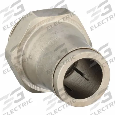 LEGRIS Push-Fit Adapter Fitting: 10 mm OD x 3/8 in Pipe Size, Push-to-Connect x MBSPP - Nickel-Plated Brass Tube Fittings