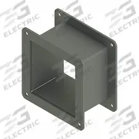 Wireway Nipple: 4 in Wd, 4 in Ht, 3 in Lg, Steel (MPN F44WN3). Key specifications — Brand: HOFFMAN; With Knockouts: No.