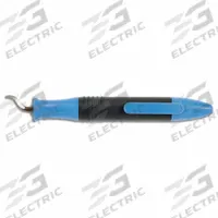 SHAVIV Deburring Tool Set: B11 Blade, Glo-Burr Handle, Blue (MPN 155-00273). Key specifications — Brand: SHAVIV; Blade Trade Number: B11; Features: Pocket Clip; Color (merch): Blue.