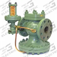 SPENCE Pressure Regulator: 250 Flange x 250 Flange, 4 in x 4 in, Cast Iron, 10 psi to 100 psi, 450°F (MPN E-C1L3A1B1AM1). Key specifications — Brand: SPENCE.
