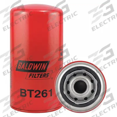 BALDWIN FILTERS Oil Filter: BT261, 1-12 Thread Size, 7 1/8 in Overall Ht - Spin-On Oil Filters
