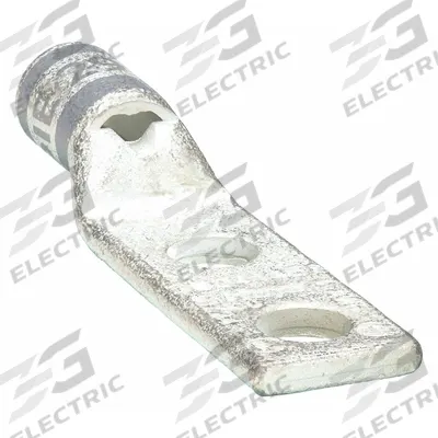 APPROVED VENDOR Compression Lug: For 4 AWG, Stranded Wire, 1/4 in Stud Size, Std - Two-Hole Compression Lugs