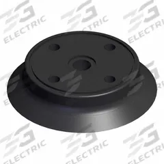 SMC Vacuum Pad: Flat with Ribs, w/o Adapter, 63 mm Pad Dia, Silicone, Black, 40, 14.5 mm Pad Ht, ZP (MPN ZP63HS). Key specifications — attr1019101: ZP63HS; attr1019103: SMC; attr1019107: 40.