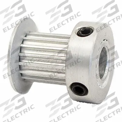 Dayton Timing Pulley: Modified Curvilinear, Fixed, For GT Timing Belt Section - GT Section Fixed-Bore Timing Pulleys with Hub
